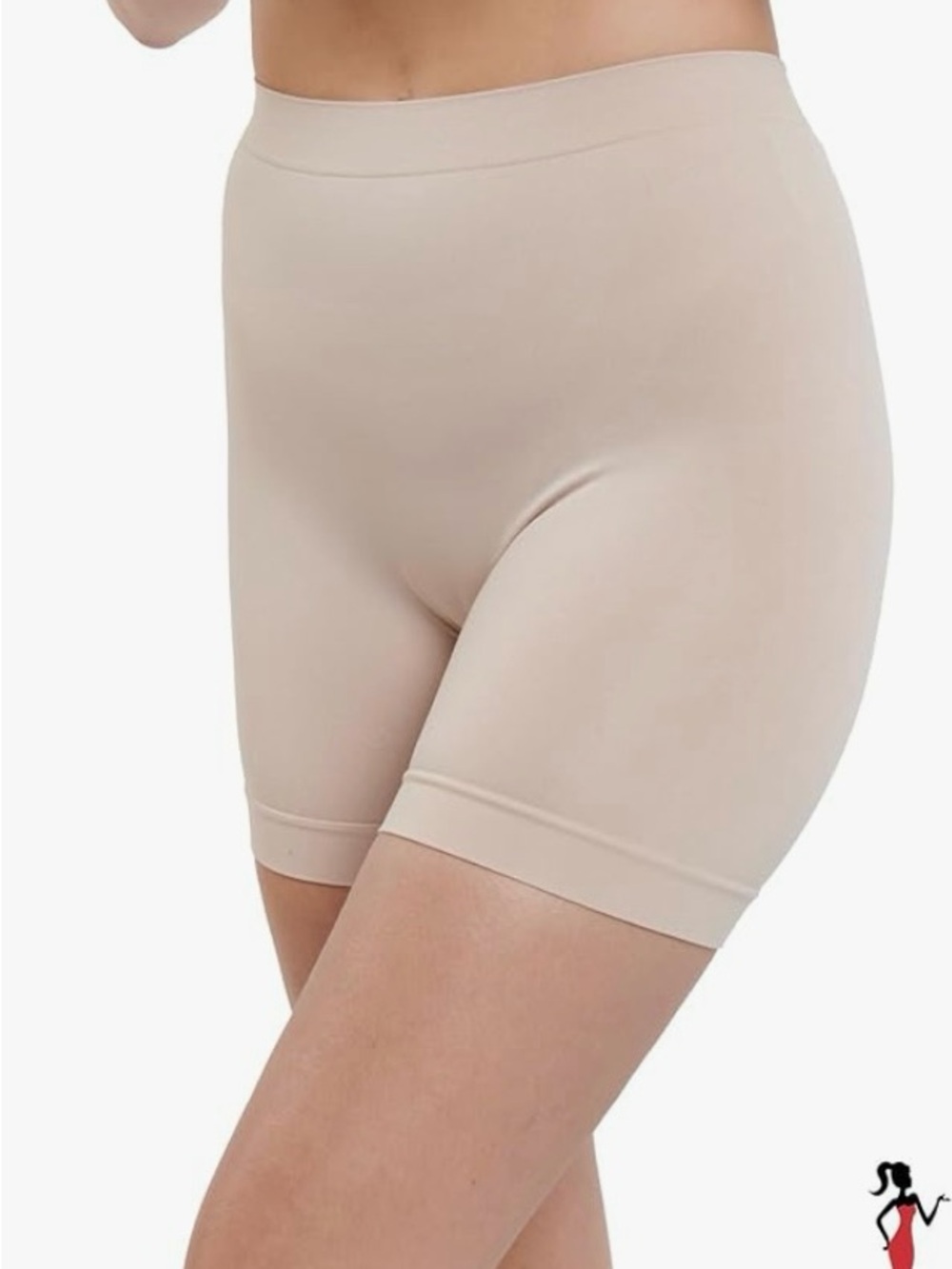 Skinny girl beige/tan women’s slip shorts